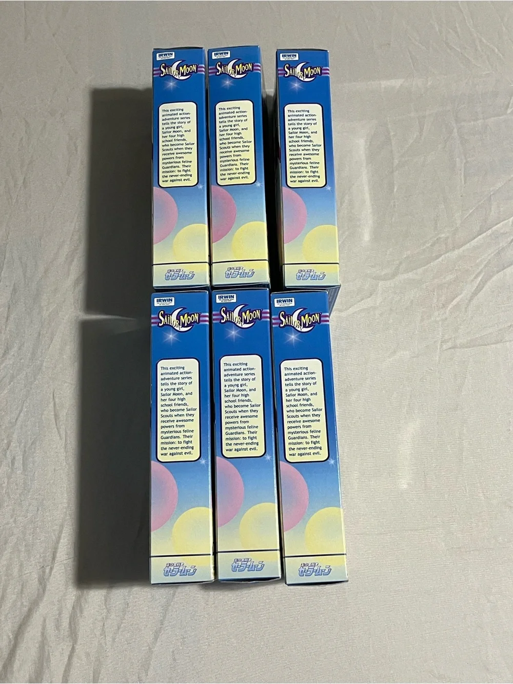 Vintage Sailor Moon Adventure Dolls Complete Set New in Box